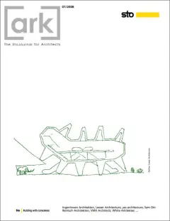 Cover of [ark] magazine, 01/2008: Sketch of The World Mammoth and Permafrost Museum, 