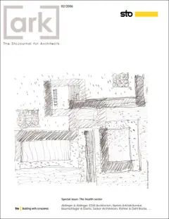 Cover of [ark] magazine No.02-2006: 'A discreet presence' by Baumschlager Eberle Architekten