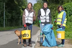 Support on four paws rubbish sniffer dog Hera was there in Weizen