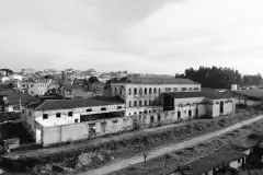 A view of the derelict site prior to restoration and construction of the new Trofa Town Hall